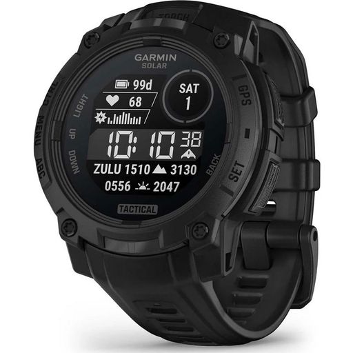 Смарт-годинник Garmin Instinct 3 45mm Solar Tactical Edition Black with Black Band (010-02934-50/90)