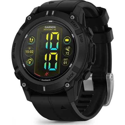 Смарт-годинник Garmin Descent G2 Black with Black Band (010-02986-00)