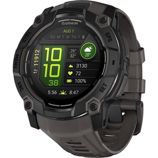Смарт-годинник Garmin Instinct 3 50mm Black AMOLED (010-03020-00)