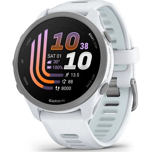Смарт-годинник Garmin Forerunner 170 Whitestone with Whitestone/Cloud Blue Band (010-03920-01)