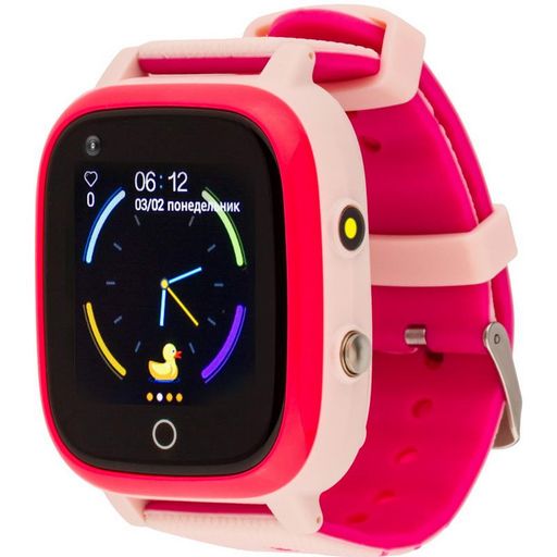Детские часы Amigo GO005 4G WIFI Kids waterproof Thermometer Pink (747018) (UA)