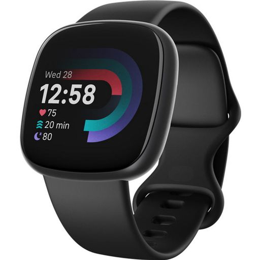 Смарт-часы Fitbit Versa 4 Black/Graphite (FB523BKBK)