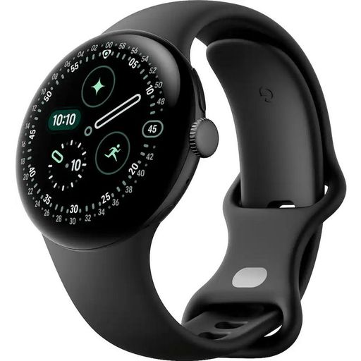Смарт-годинник Google Pixel Watch 4 41mm Wi-Fi Matte Black Aluminum case / Obsidian Active Band