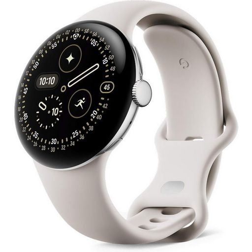 Смарт-часыGoogle Pixel Watch 4 41mm LTE Polished Silver Aluminum case / Porcelain Active Band