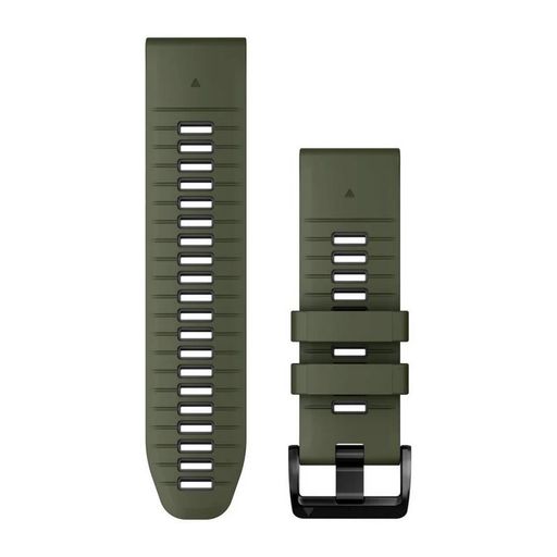 Ремінець Garmin QuickFit 26 Watch Bands Moss/Graphite Silicone (010-13281-07)