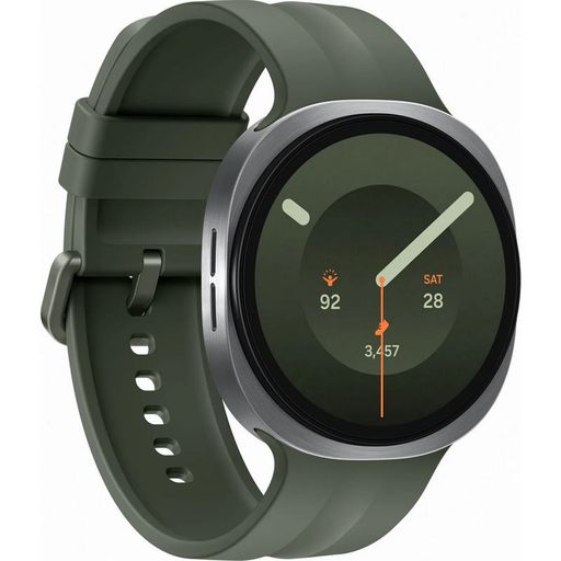 Смарт-годинник Samsung Galaxy Watch9 44mm Silver Sport Band Olive (SM-L350NZSA)