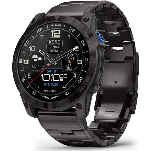 Смарт-часы Garmin D2 Mach 1 Pro with Vented Titanium Bracelet (010-02804-80/81)