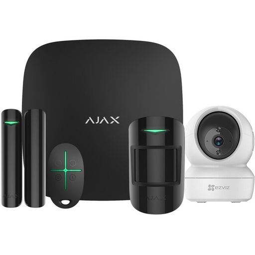 Комплект бездротової сигналізації Ajax StarterKit Cam Black