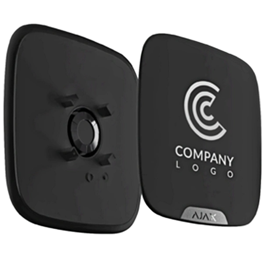 Лицьова панель для Ajax StreetSiren Ajax Brandplate (10pcs) Black (39278.63.BL)