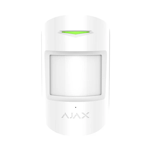 Бездротовий датчик руху та розбиття скла з мікрофоном Ajax CombiProtect S Jeweller White (67727.06.WH1)