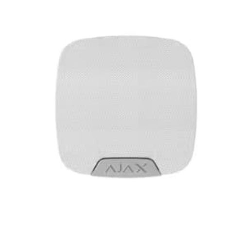 Бездротова сирена з клемою для світлодіода Ajax HomeSiren S Jeweller White (67732.11.WH1)
