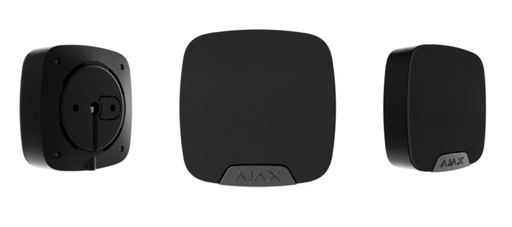Бездротова сирена з клемою для світлодіода Ajax HomeSiren S Jeweller Black (67731.11.BL1)