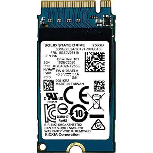 Накопитель SSD M.2 2242 256GB Kioxia (KBG40ZNT256G)
