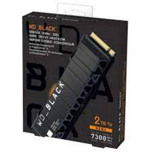Накопичувач SSD WD M.2 2TB PCIe 4.0 Black SN850X + радіатор (WDS200T2XHE)