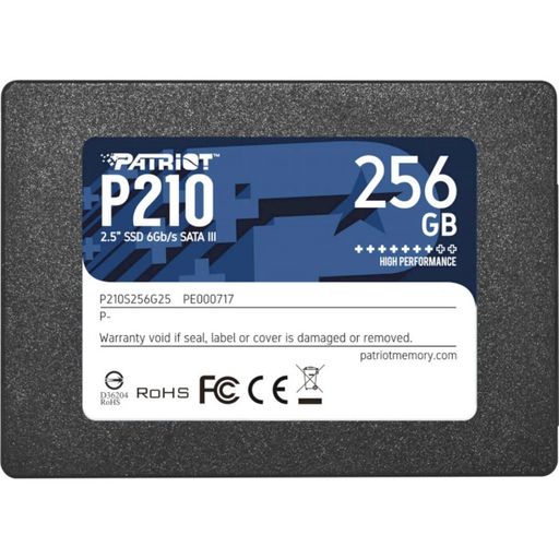 SSD PATRIOT P210 256GB 2.5" SATA TLC P210 (P210S256G25)