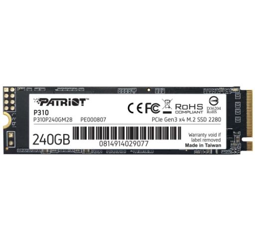 SSD накопичувач Patriot M.2 2280 240GB (P310P240GM28)