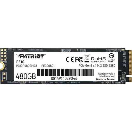 SSD накопичувач PATRIOT M.2 2280 480GB P310 P310P480GM28