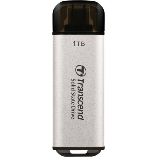 Портативний SSD Transcend 1TB USB 3.1 Gen 2 Type-C ESD300 Silver
