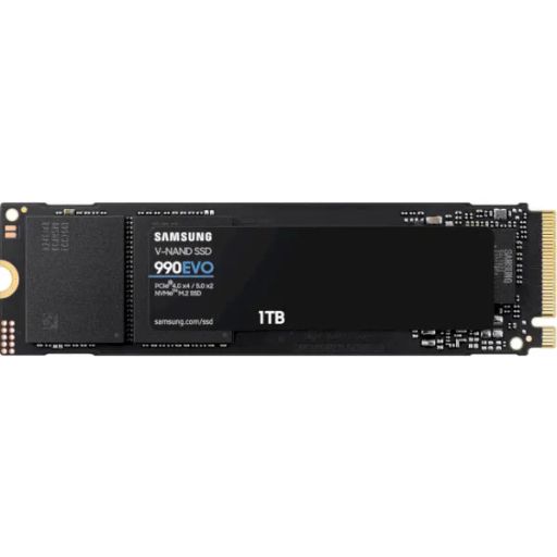 SSD накопитель Samsung 990 EVO 1TB M.2 NVMe TLC PCIe 5.0 (MZ-V9E1T0BW)