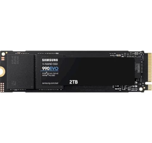 SSD накопичувач Samsung 990 EVO 2TB M.2 NVMe TLC PCIe 5.0 (MZ-V9E2T0BW)