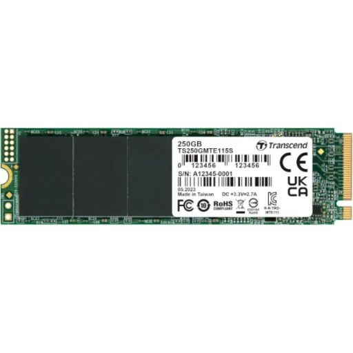 SSD накопичувач Transcend M.2 2280 250GB (TS250GMTE115S)