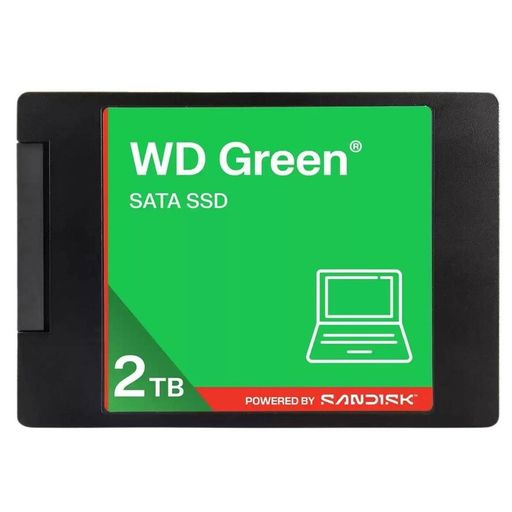 SSD накопичувач WD Green SATA 2.5" 2TB 545MB/S GRN WDS200T5G0A