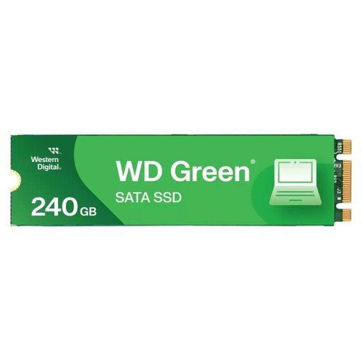 Твердотільний запам’ятовувальний пристрій накопичувач (SSD) SATA M.2 240GB 6GB/S GREEN WDS240G3G0B WDC
