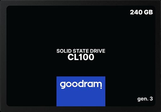 SSD накопичувач Goodram 240GB CL100 GEN.3 2.5" SATAIII 3D TLC (SSDPR-CL100-240-G3)