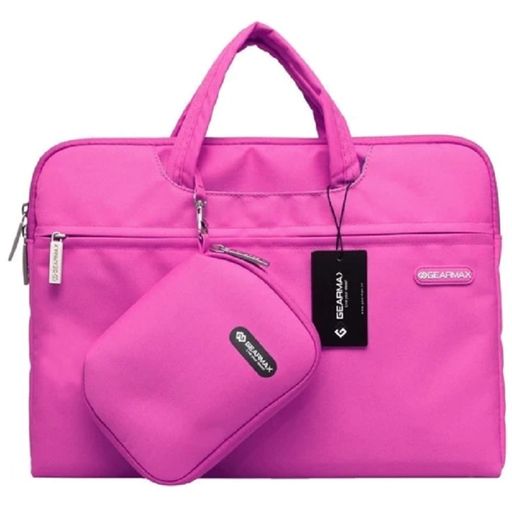 Чехол-сумка WIWU Gearmax для MacBook 13" Campus Slim Series [+ чехол и коврик для мышки] (Pink)
