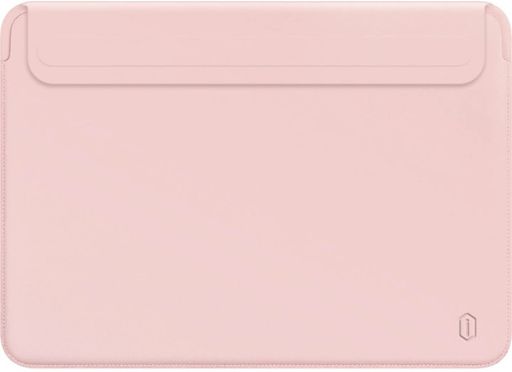 Папка конверт Wiwu Skin Pro 2 Leather MacBook Air/Pro 13.3 pink