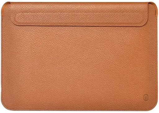 Папка конверт WIWU Genuine Leather Laptop Sleeve MacBook 16,2 Brown