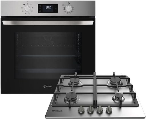 Комплект духовой шкаф + варочная поверхность Indesit IO255HUX + THP641IX/I