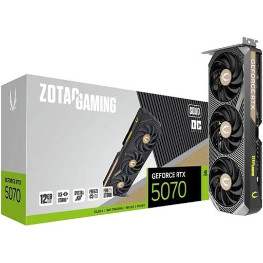 Відеокарта Zotac GAMING GeForce RTX 5070 SOLID OC (ZT-B50700J-10P)