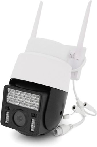 5Мп Wi-Fi відеокамера вулична з сиреною та SD/картою YOSO YO-IPC43D5MP50 PTZ 2.8mm V380