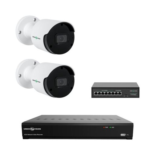 Комплект видеонаблюдения на 2 камери 5MP (Ultra AI) GV-IP-K-W80/02