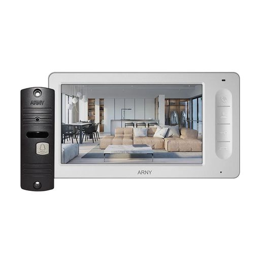 Комплект відеодомофона Arny AVD-7005 White