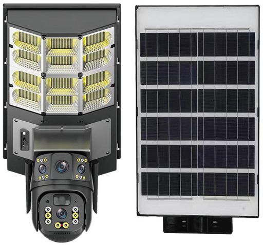 Комплект видеонаблюдения B&G камера видеонаблюдения PTZ уличная Wi-Fi + LED лампа + солнечная панель (SPM-XA01/T19-4G)