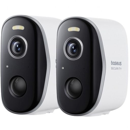 Набор IP-видеокамер Baseus Security N1 Plus Outdoor 2K (2pcs) White (S0TY002131)