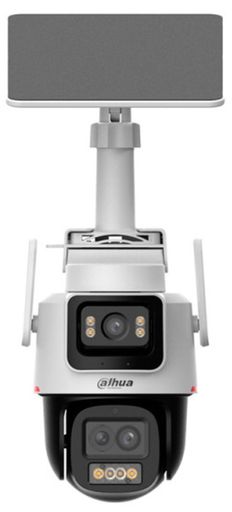 3+3MP автономная 4G поворотная WizColor Hybrid-zoom видеокамера с солнечной панелью Dahua DH-IPC-PTS2649C-3E3Z-4GB20
