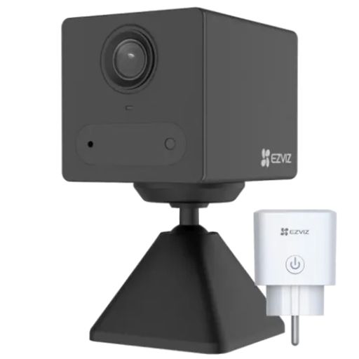 Комплект IP-відеокамера Ezviz CS-CB2 (1080P,BK) + розумна розетка CS-T30-10B-EU