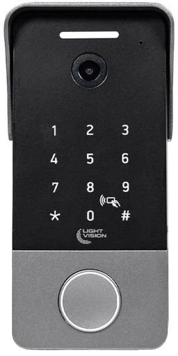 Видеопанель Light Vision RIO FHD(KEY) Silver со считывателем Mifare и клавиатурой