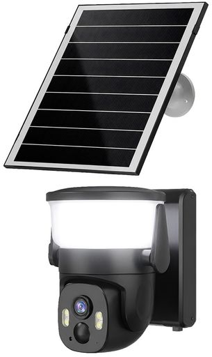 Автономна IP-відеокамера з сонячною панеллю Light Vision VLC-6103WLS Black 3 Мп (3.6 мм)