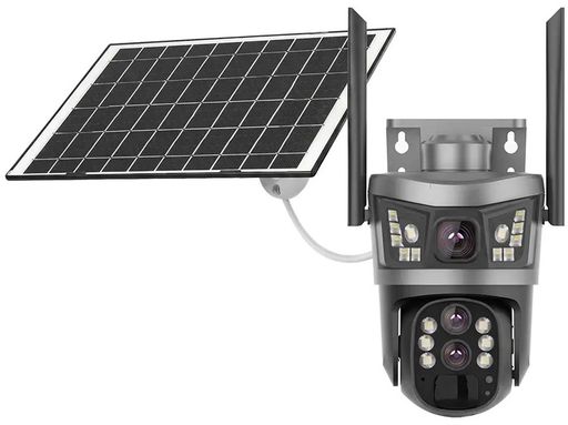 IP PTZ-відеокамера Light Vision VLC-9530IG10Z/2C3S (Solar) f=4+8mm з 4G та сонячною панеллю