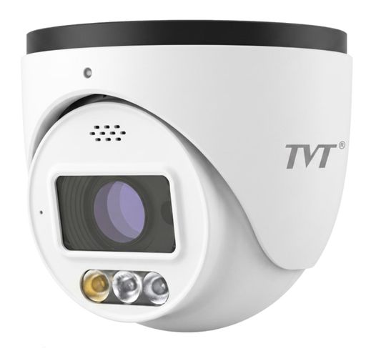 IP-відеокамера 6Mp TVT TD-9565S4-PA(D/PE/AW3) White f=2.8mm, ІЧ+LED-підсвічування, з мікрофоном