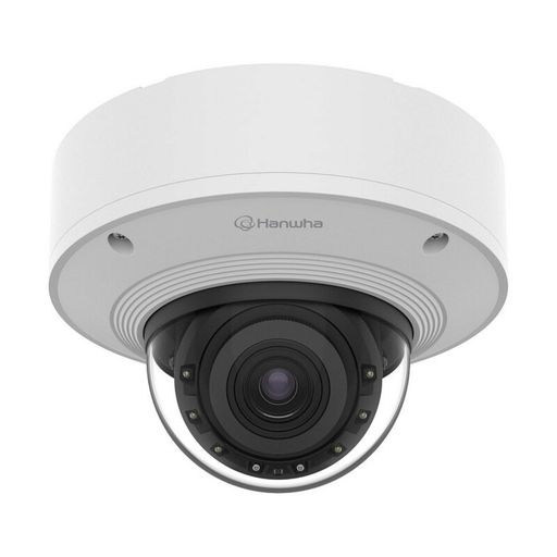 Камера IP Hanwha PNV-A6081R, 2MP, Dome, 4.38-9.33mm AVF, f/1.3-2.15, IR40m, DC 12V/PoE+, IP66/IP67/IP6K9K, IK10+, NEMA4X