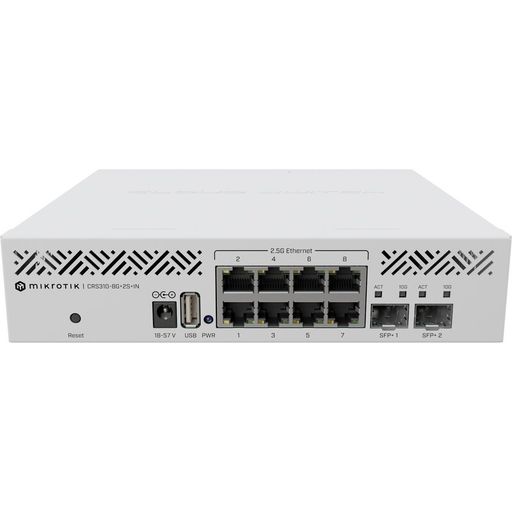 Коммутатор локальной сети (Switch) MikroTik CRS310-8G+2S+IN