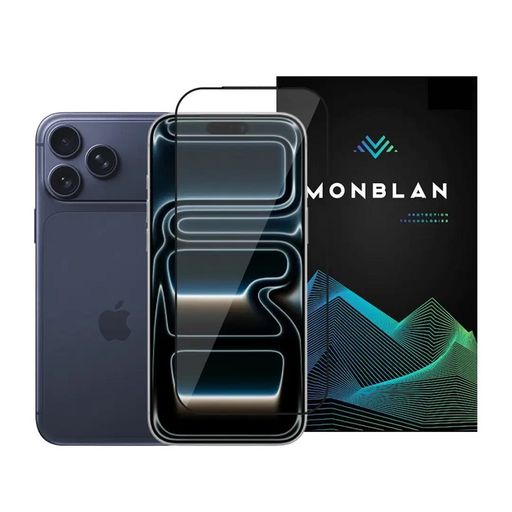 Защитное стекло Monblan для iPhone 17 Pro 2.5D Anti Static 0.26mm [Dust-Proof] (Black)