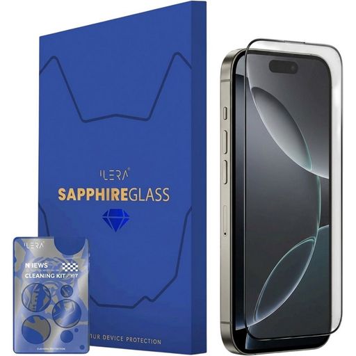 Защитное стекло iLera Sapphire Ultra Glass 3.0 for iPhone 17 Pro/18Pro (iLSPDL18PR)