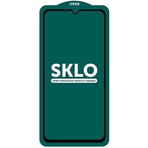 Защитное стекло SKLO 5D (тех.пак) для Samsung Galaxy A36 5G / A56 5G (Черный)