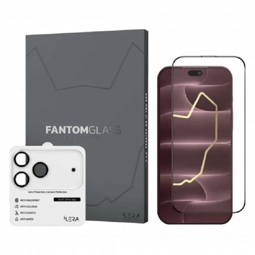 Набор защитного стекла iLera Fantom Glass 3.0 for iPhone 18 Pro Max (iLFant18PrM)